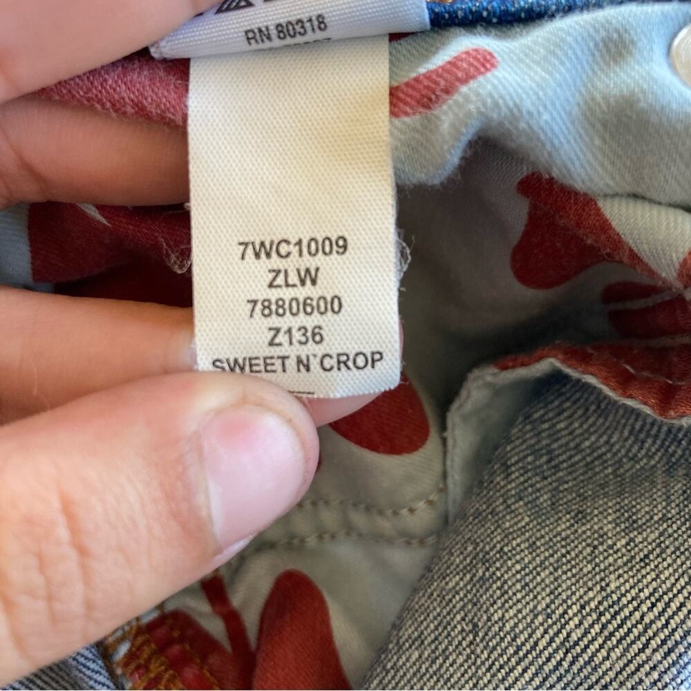 Lucky Brand Sweet'N Crop Jean Capris Size 6/28 - Picture 6 of 9